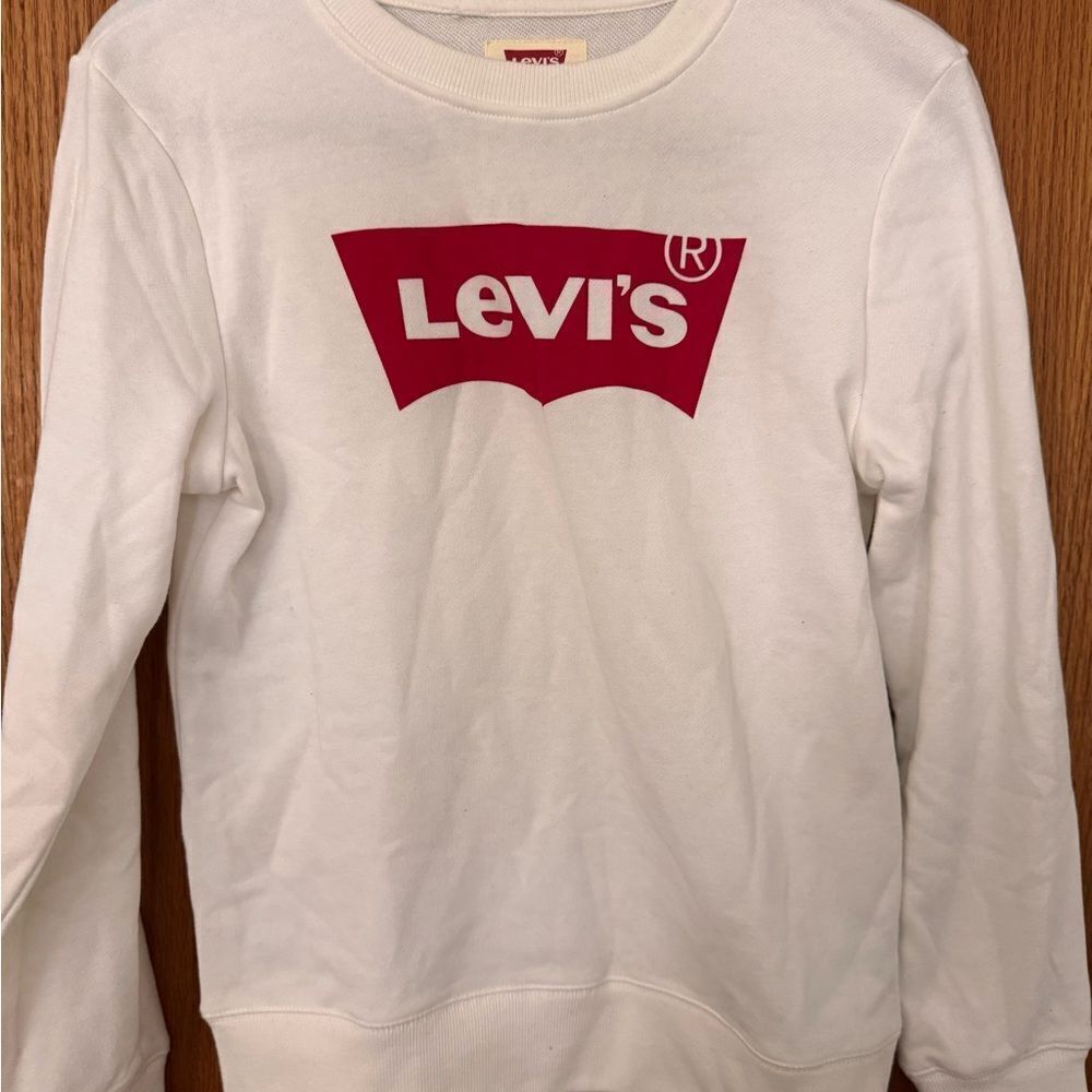 Levi's White Sweater for youth boys